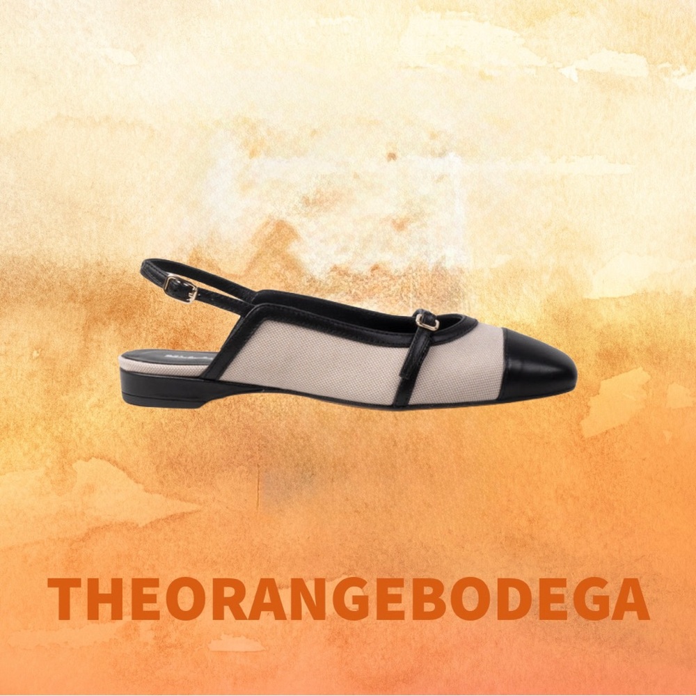 Michele Lopriore LEA SLING BACK FLAT Size 38